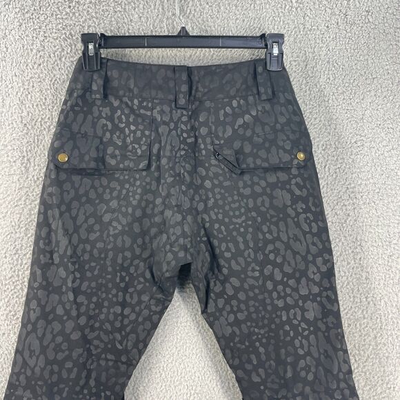 Armada Women's Black Leopard Print Track Pants - Picture 9 of 16